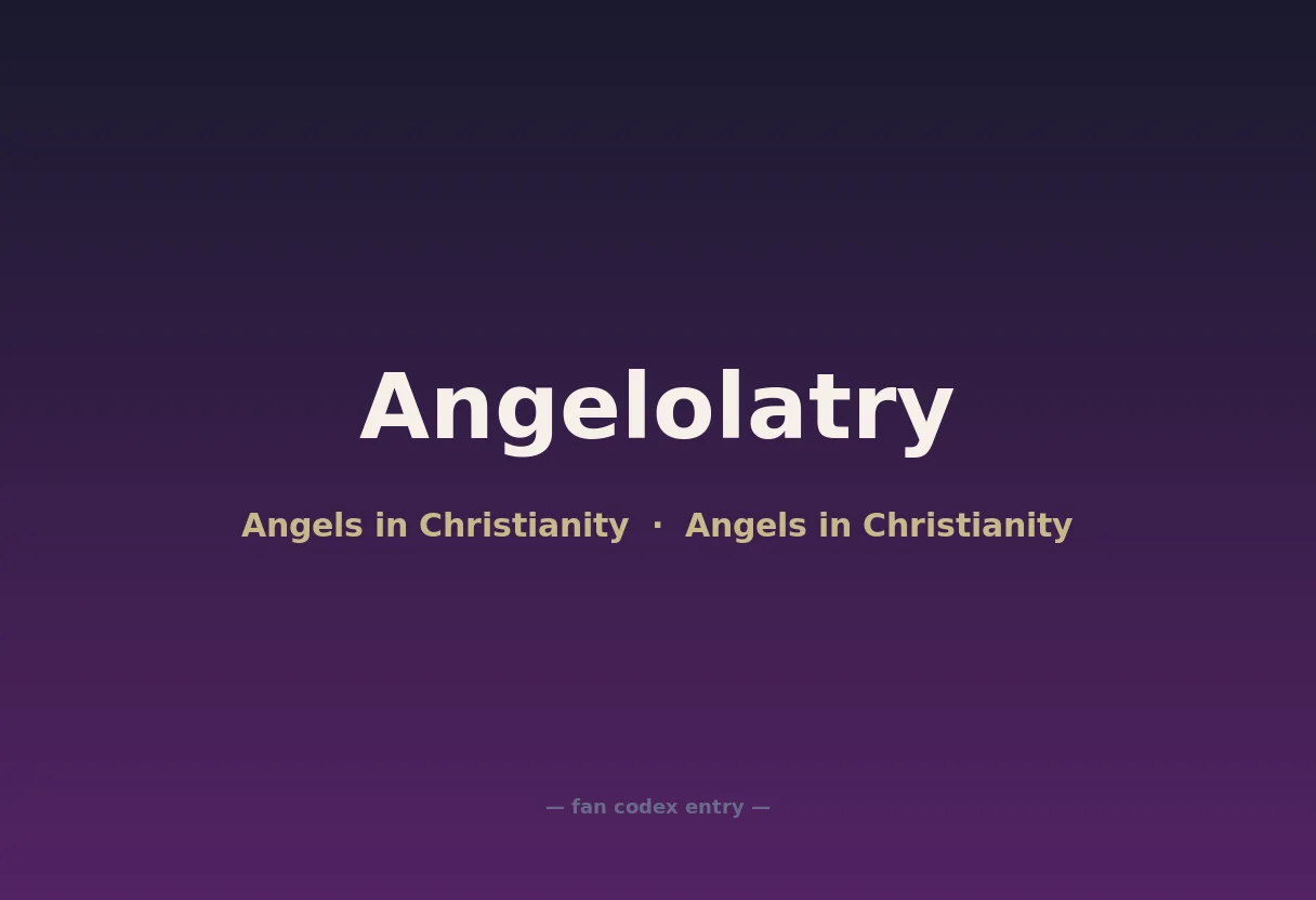 Angelolatry
