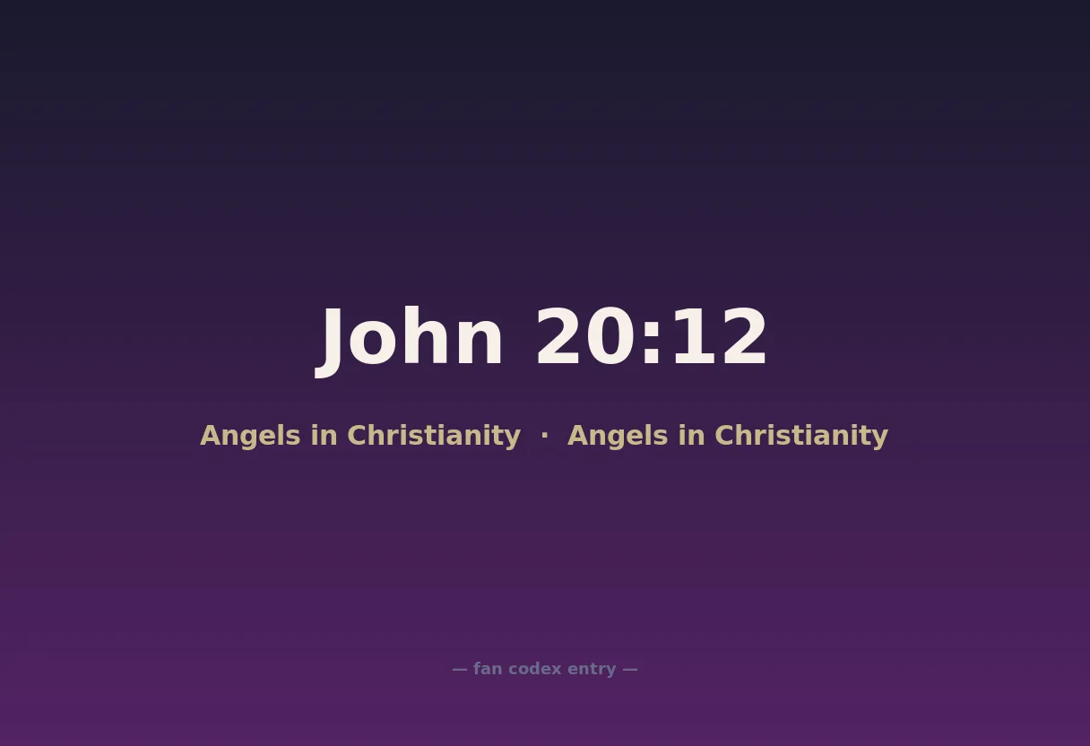 John 20:12