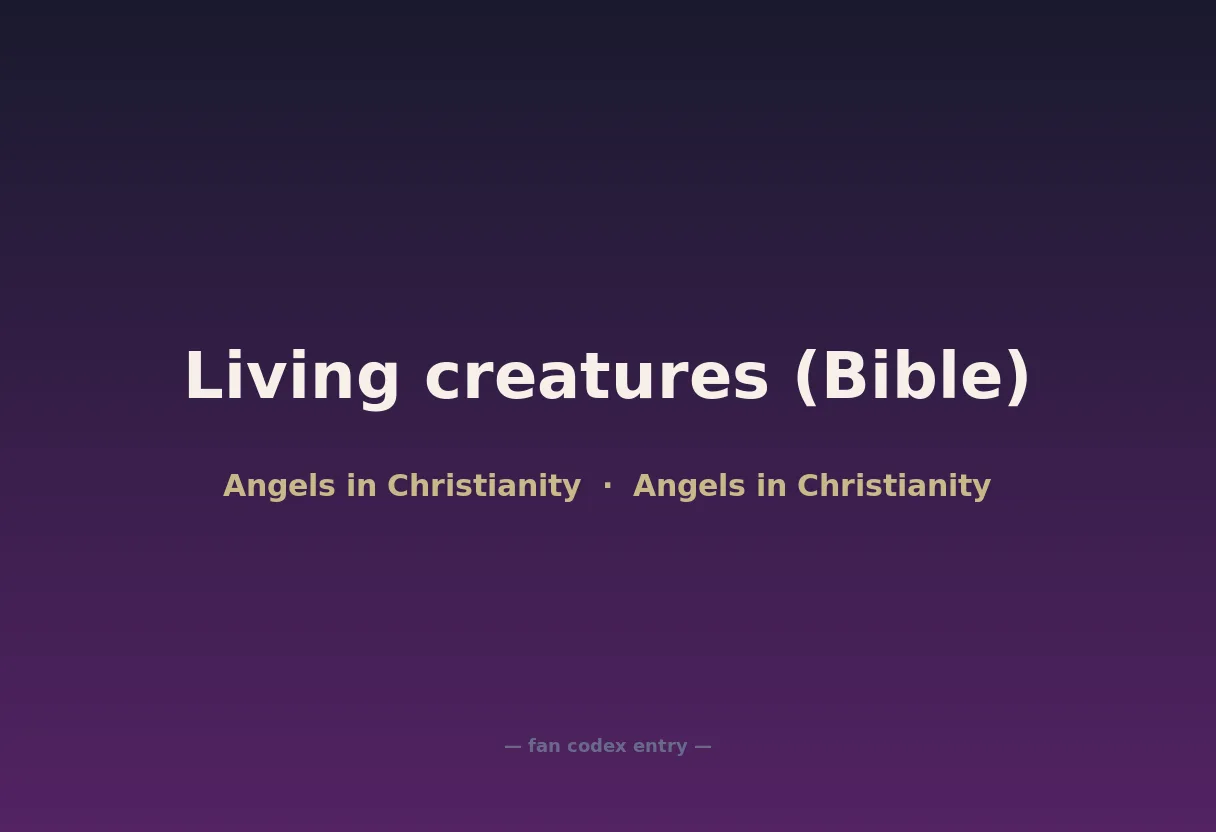 Living creatures (Bible)