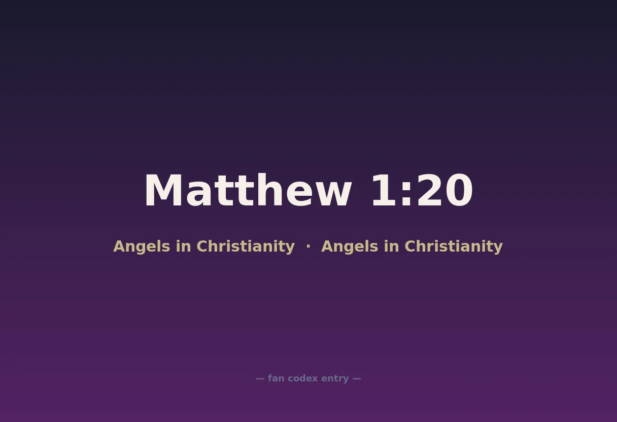 Matthew 1:20