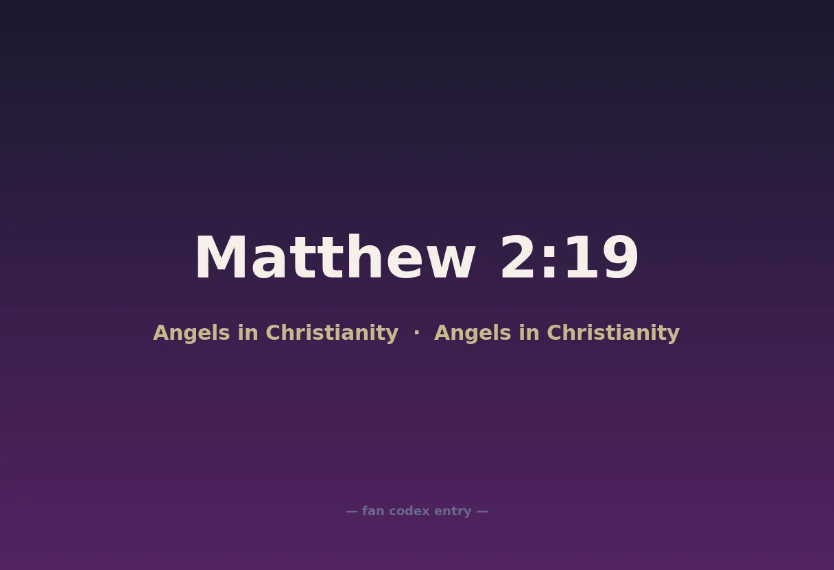 Matthew 2:19