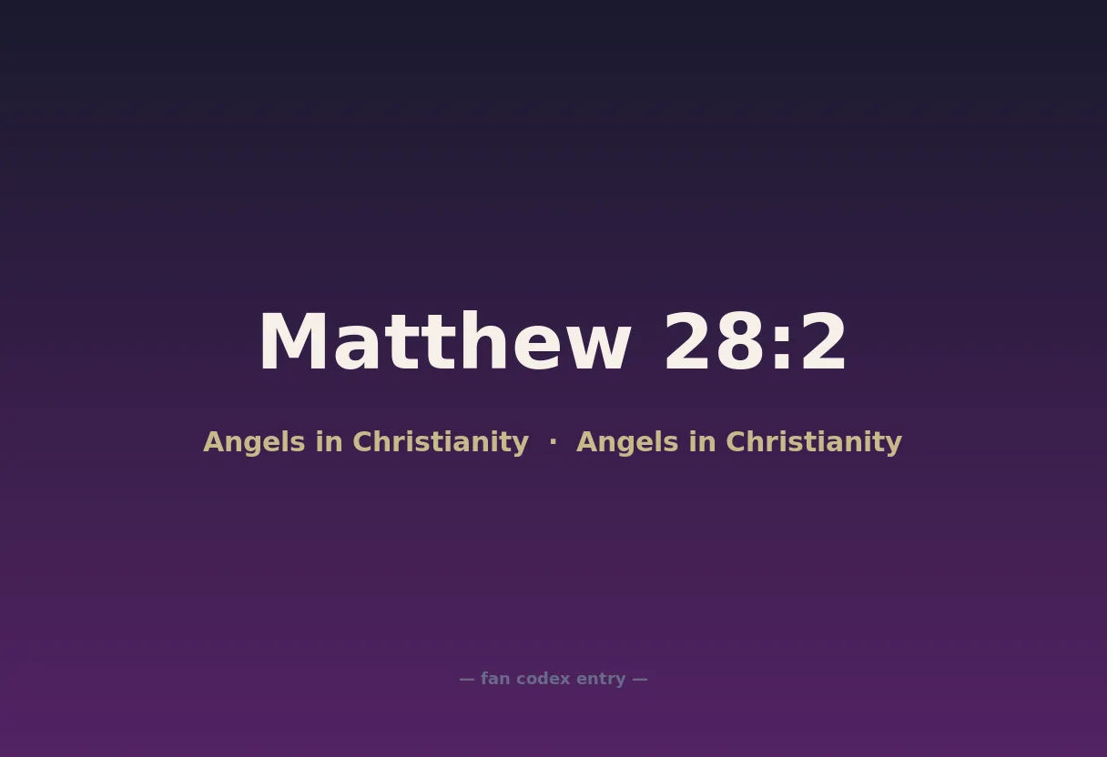 Matthew 28:2